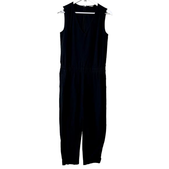 J.Crew Factory Jumpsuit Womens Size 4 Coveralls One-Piece Twill Romper Minimal - Picture 1 of 8